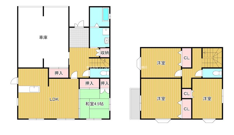 東近江市五個荘戸建 間取り