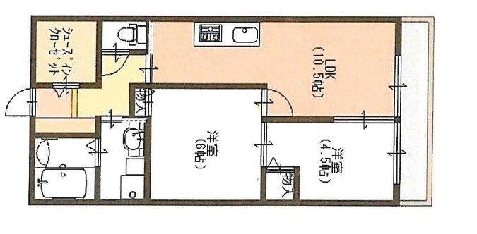 Excellent Louis 205号室 間取り