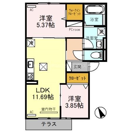 メルベーユM 間取り
