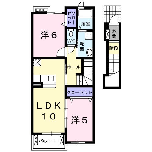 Ｓｉｎｃｅｒｅ六枚橋 204号室 間取り