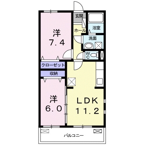 サンメゾン 301号室 間取り