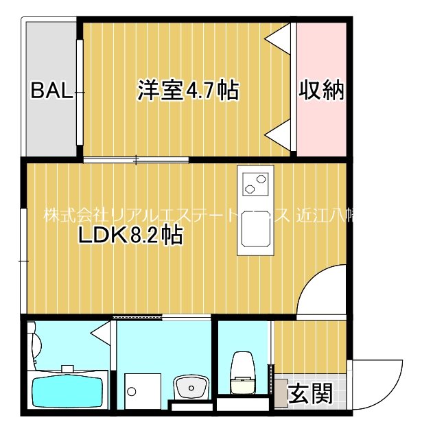 LAPIS i  206号室 間取り