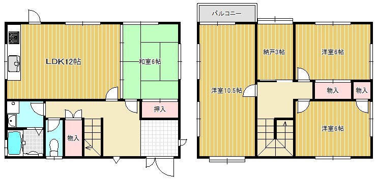 梅田町貸家 間取り