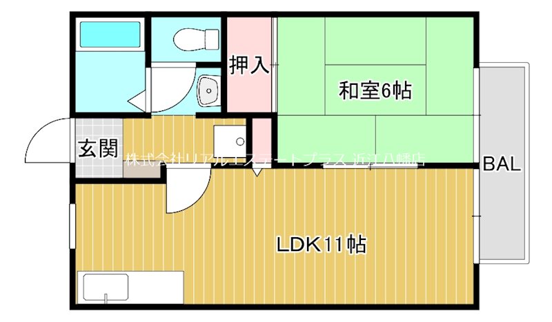 メゾンパレビラージュ 203号室 間取り