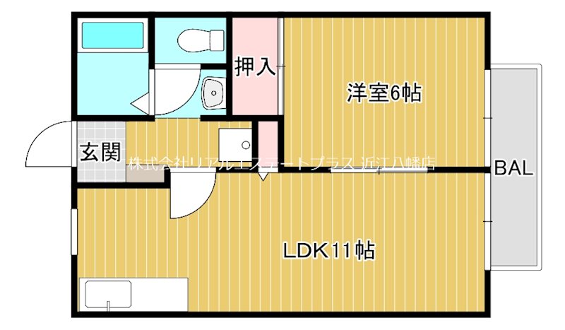 メゾンパレビラージュ 203号室 間取り