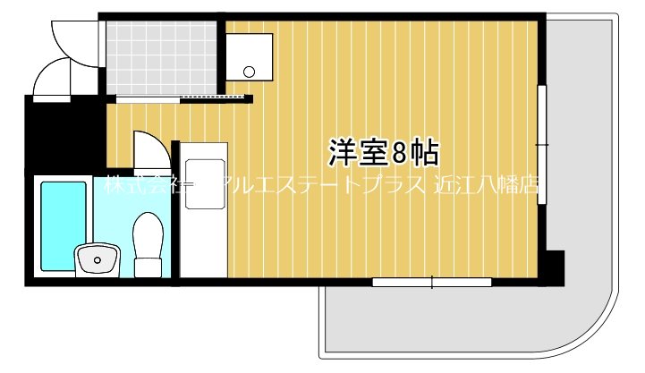 シャトレービル 201号室 間取り