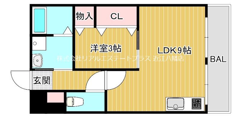 セジュールジュン 302号室 間取り