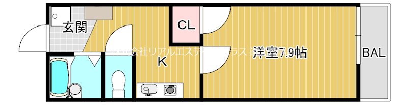リアルハイツ 105号室 間取り