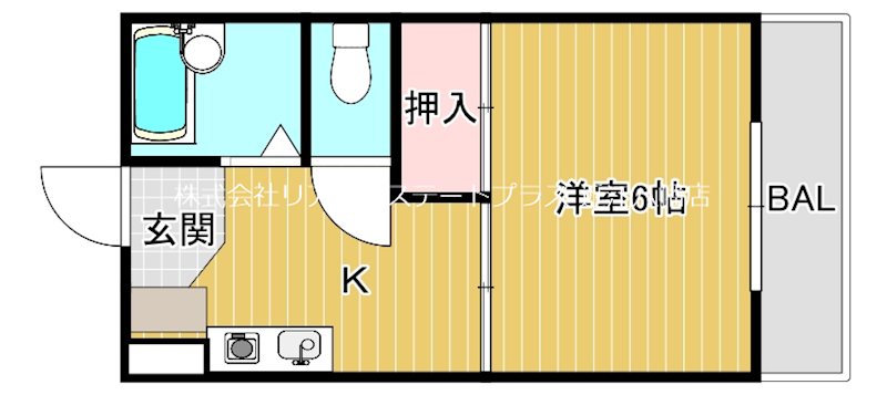 グリーンヒルにしむら 111号室 間取り