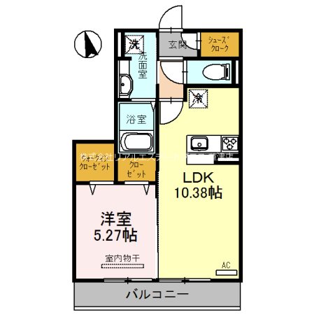 ラヴィベル栗東 間取り