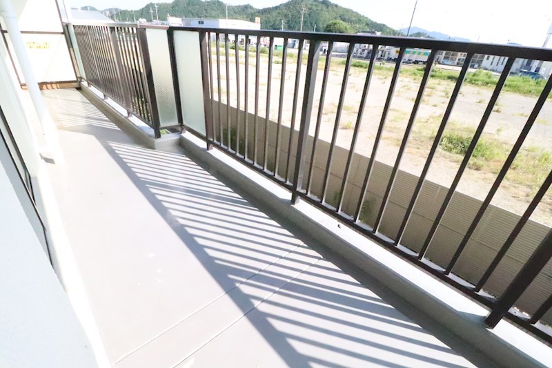 栗東ハイツ ベランダ
