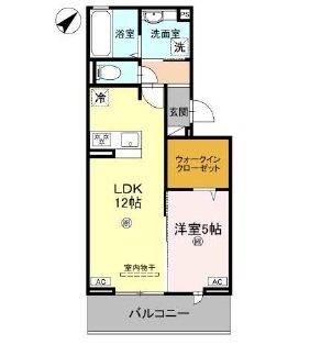 BRANSIA小篠原 302号室 間取り