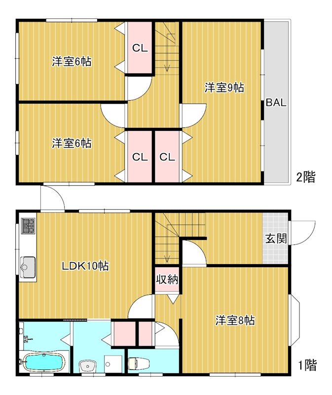 貸家E 間取り