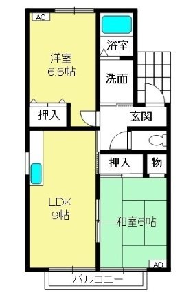 フォルティ北村弐番館 間取り