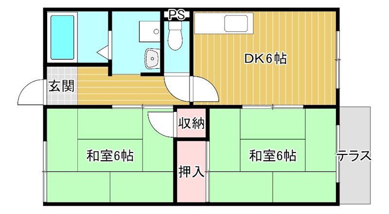 ハイツアバンティ 105号室 間取り