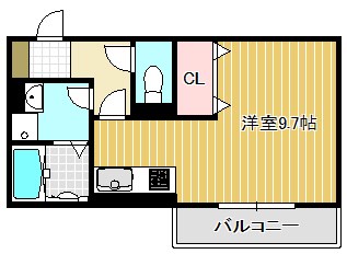 Reposer Akane 207号室 間取り