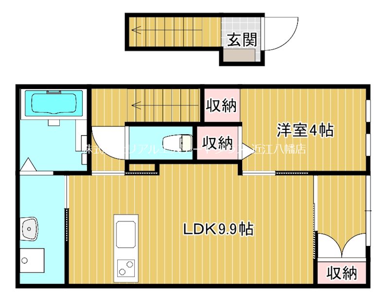 ラ　プルエーヴ西中野 2号室 間取り