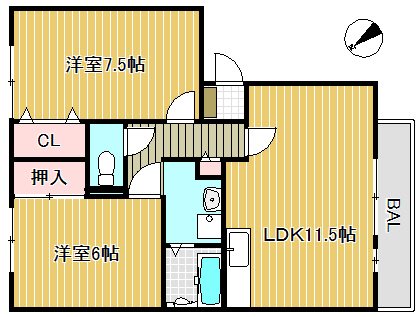 メルベーユ吉兆 間取り