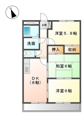 ファミール北川 間取り