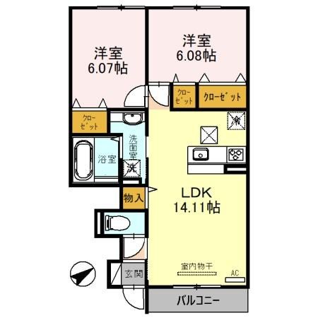 秀豊2号館 間取り