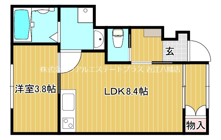 ラ　プルエーヴ西中野  103号室 間取り