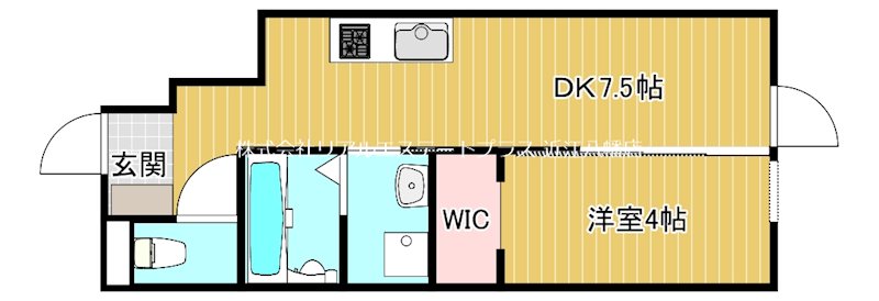 レガート近江八幡   3号室 間取り