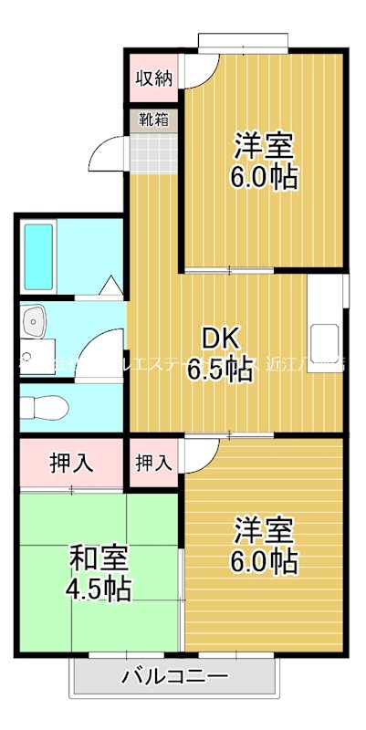 セジュールYB    101号室 間取り