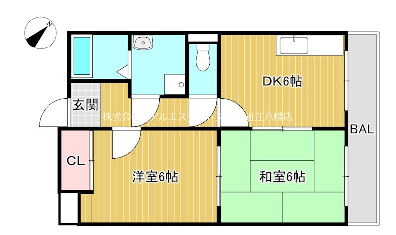 ハイツアトバンス 13号室 間取り