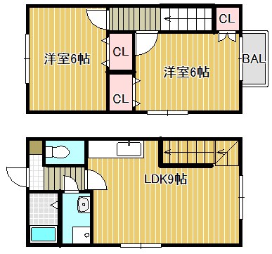 ボナールヴィレッジC棟 間取り