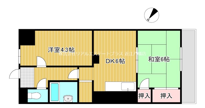 ダーリングⅡ  302号室 間取り