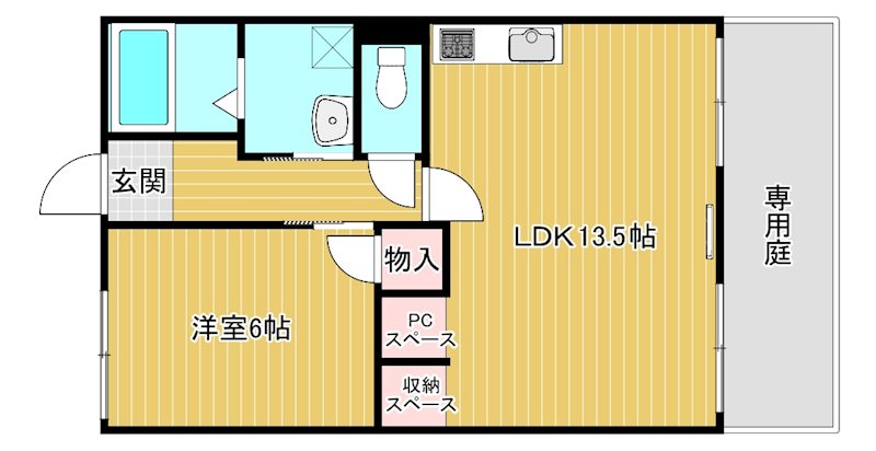 アネックスモリヤマ　A棟 間取り