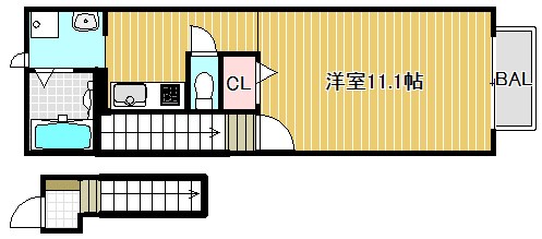 ウエストビレッジ  間取り