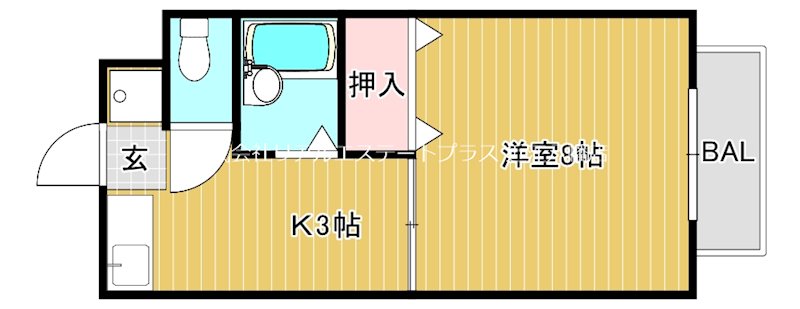 第２コーポ幸 107号室 間取り