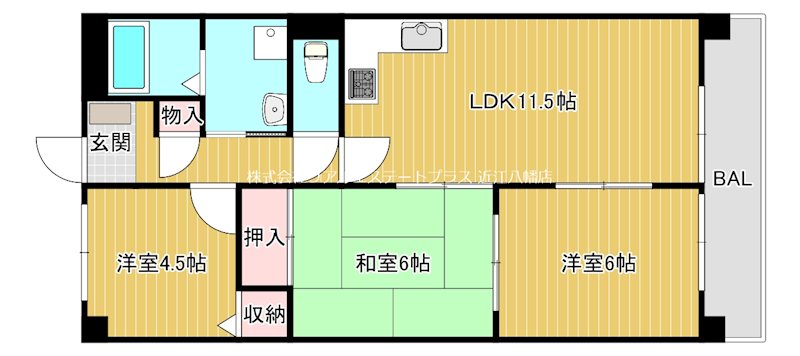 メゾンイルオー 201号室 間取り