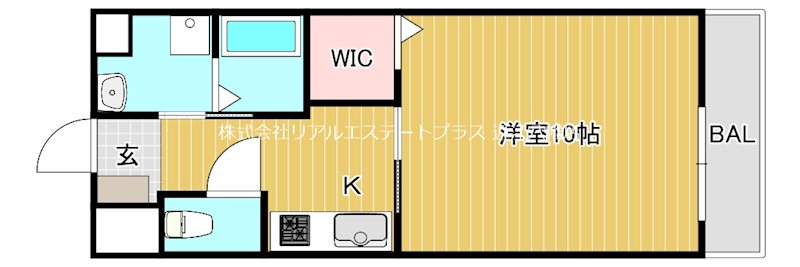 Via Lattea 102号室 間取り