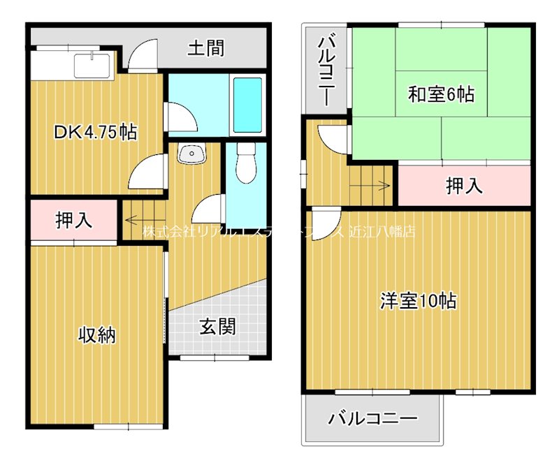 南本郷町２丁目貸家 間取り