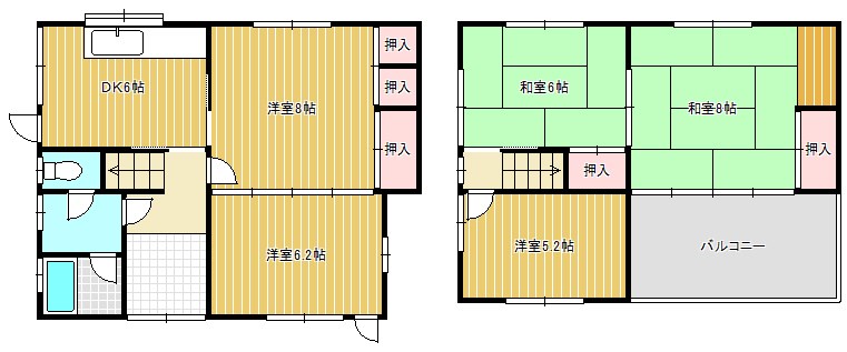 里3丁目貸家 間取り