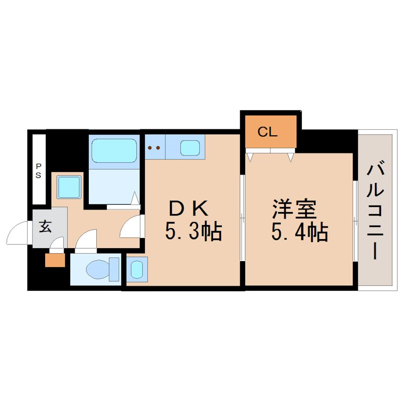 GLANZ HAUS野洲 305号室 間取り