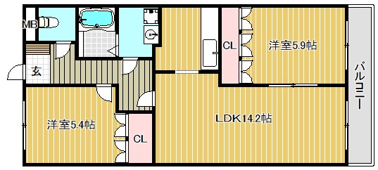 サン・クレールⅢ 間取り