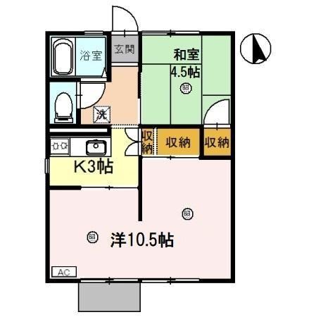 葉山ハイツA棟 間取り