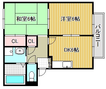 ハイツカーム 間取り