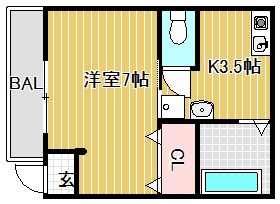 ジョイ5番館 305号室 間取り