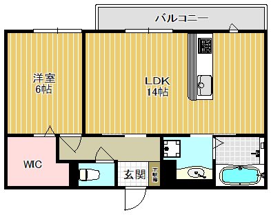 グランツ 202号室 間取り