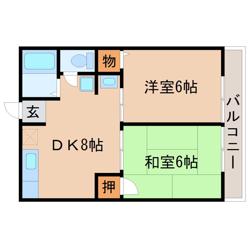 サンハイム伊勢　 間取り