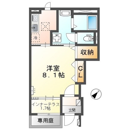 仮称）守山市播磨田町新築アパート 間取り