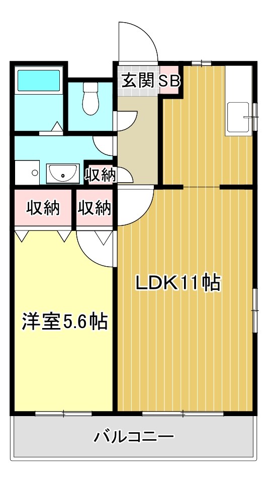 ベルヴィ栗東  間取り