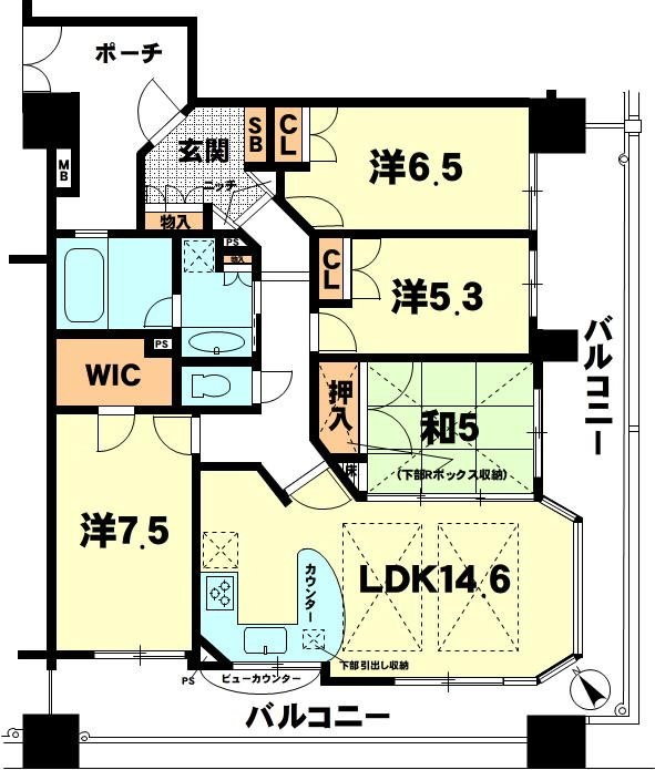 ネバーランド栗東アールステージ 間取り