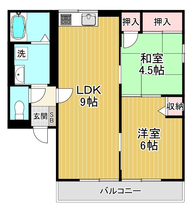 ルミエールA 間取り