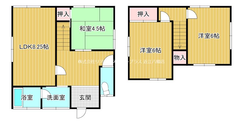 安養寺町貸家 間取り