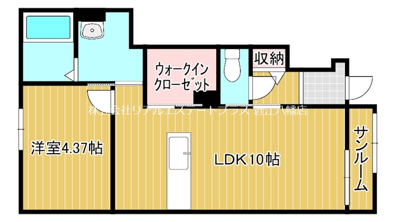 グッドライフステージ清水 1階部分号室 間取り